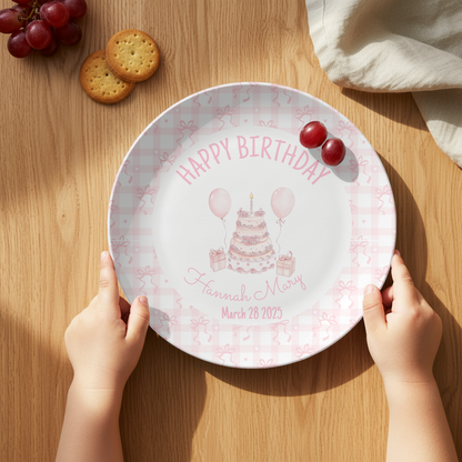 Coquette Birthday Plate
