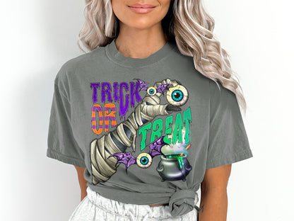 Women's Trick or Treat Halloween T-Shirt