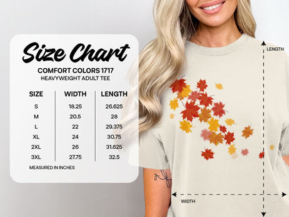 Autumn Leaves Graphic Comfort Colors Tee