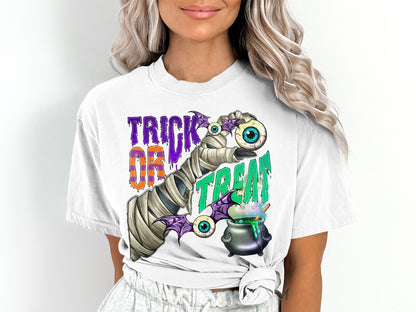 Women's Trick or Treat Halloween T-Shirt