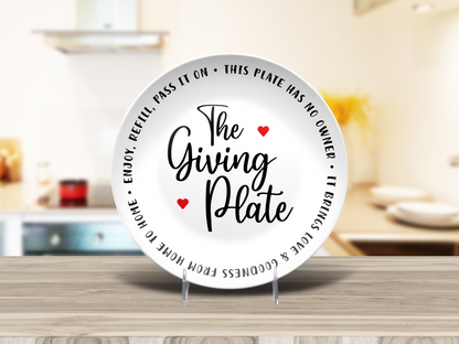 Giving Plates for Sharing - Unbreakable - Dishwasher Safe