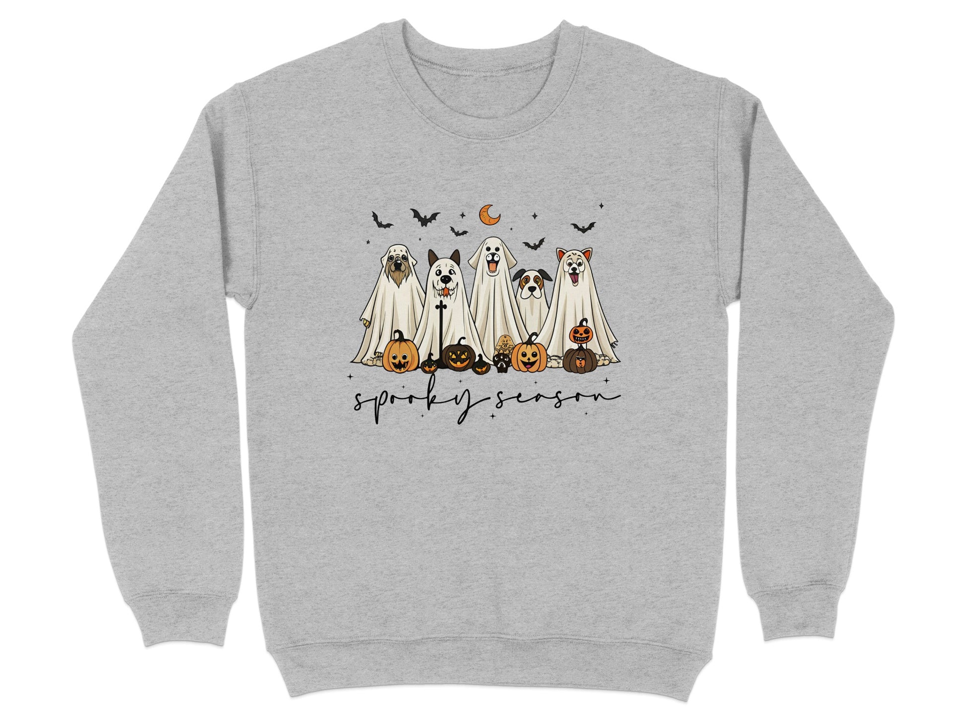 Halloween Dog Ghosts Sweatshirt Spooky Season product type