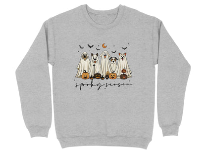 Halloween Dog Ghosts Sweatshirt Spooky Season product type