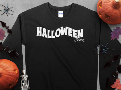 Halloween Vibes Sweatshirt, Halloween Sweatshirt, Witchy Shirt, Halloween Creeps Shirt, Fall Sweatshirt, Happy Halloween shirt - Mardonyx Sweatshirt