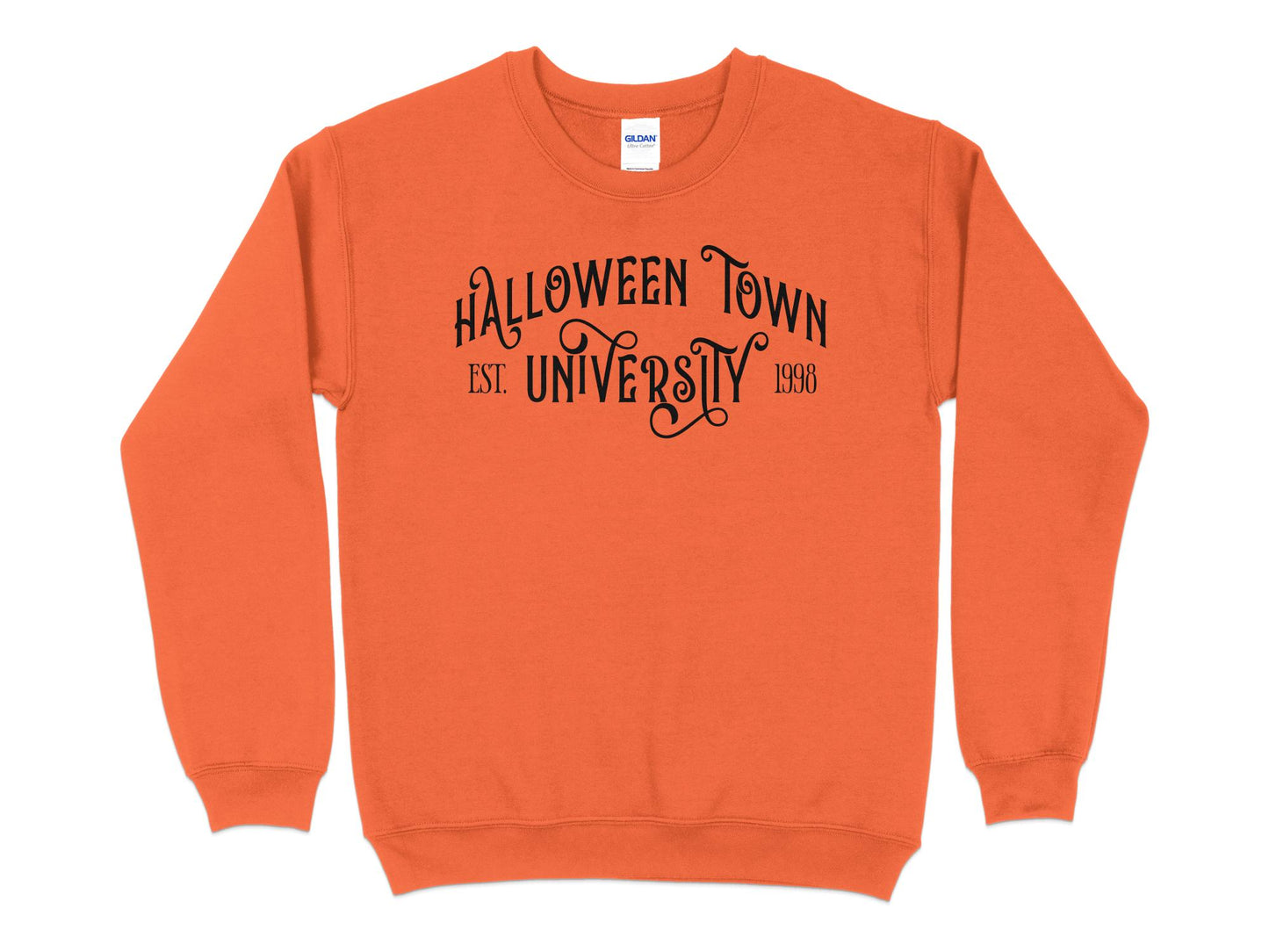 Halloween Town University Sweatshirt, Halloween Sweatshirt, Halloween Disney Shirt, Mickey Halloween Shirt - Mardonyx Sweatshirt Sweatshirts (Gildan 18000#2) - / S / Orange