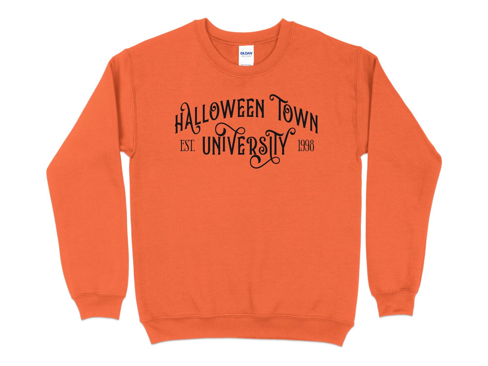 Halloween Town University Sweatshirt, Halloween Sweatshirt, Halloween Disney Shirt, Mickey Halloween Shirt - Mardonyx Sweatshirt Sweatshirts (Gildan 18000#2) - / S / Orange