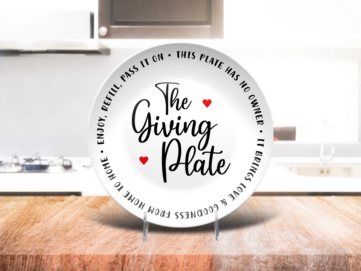 Giving Plates for Sharing - Unbreakable - Dishwasher Safe