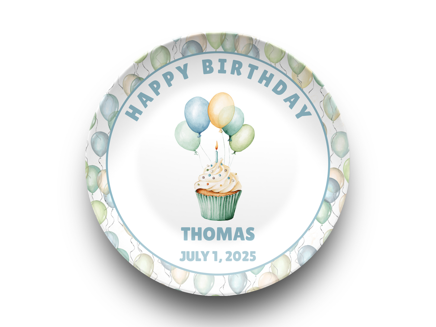 Birthday Plate Personalized - Personalized Birthday Gift - First Birthday Party - Boys Birthday Party - 1st Birthday - Birthday Decorations Kids - Smash Cake Plate