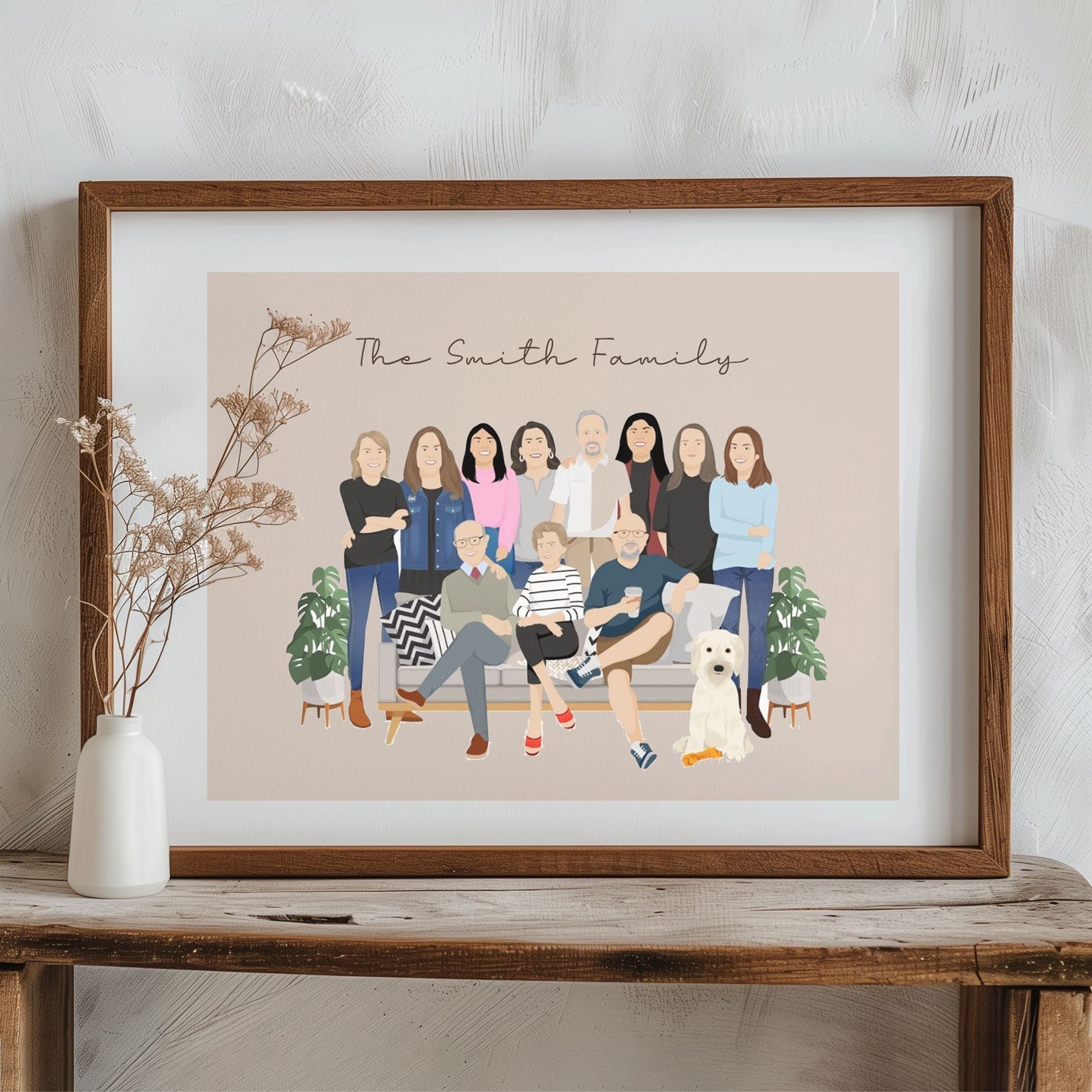 Custom Family Reunion Illustration - Mardonyx Artwork