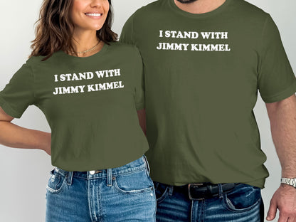 I Stand With Jimmy Kimmel Statement Shirt product
