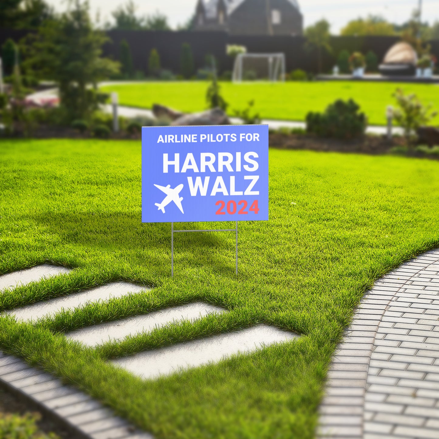 Airline Pilots for Kamala Harris Sign