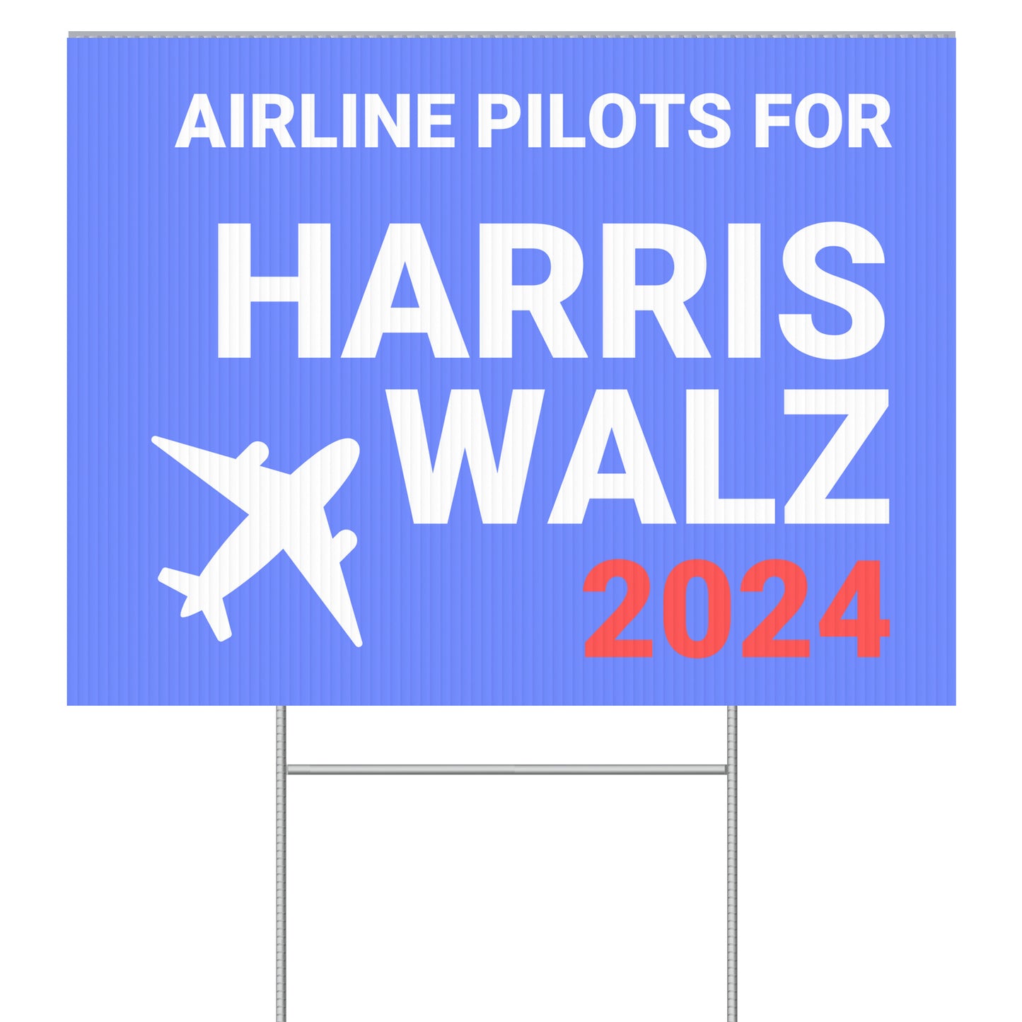 Airline Pilots for Kamala Harris Sign