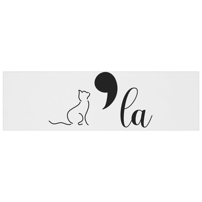 Cat Comma La Kamala Harris Bumper Sticker