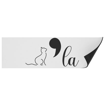Cat Comma La Kamala Harris Bumper Sticker