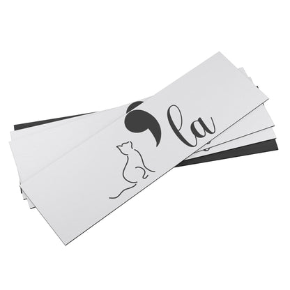 Cat Comma La Kamala Harris Bumper Sticker