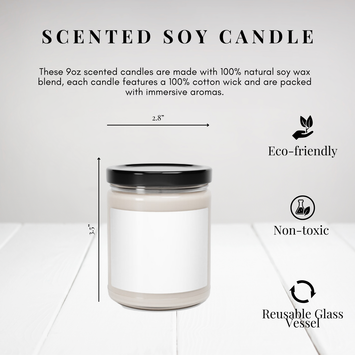 Funny Scented Soy Candle Don't Do Meth in our Bathroom 9oz