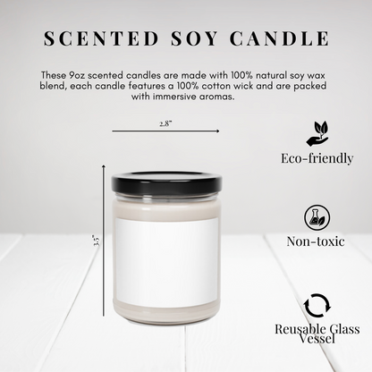 Funny It's Beginning to Look A Lot Like This Scented Soy Jar Candle with Lid 9 oz - Mardonyx Candle