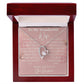 First Mother's Day Gift from Husband, Pendant Necklace Message Card