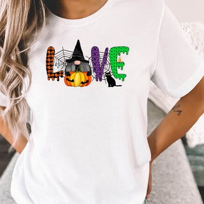 Halloween Gnomes Shirt, Gnome Lover Halloween T-Shirt - Mardonyx T-Shirt White / S