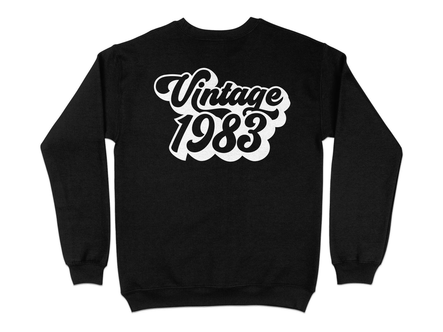 Women's Vintage 1983 Retro Sweatshirt, 40th Birthday Shirt