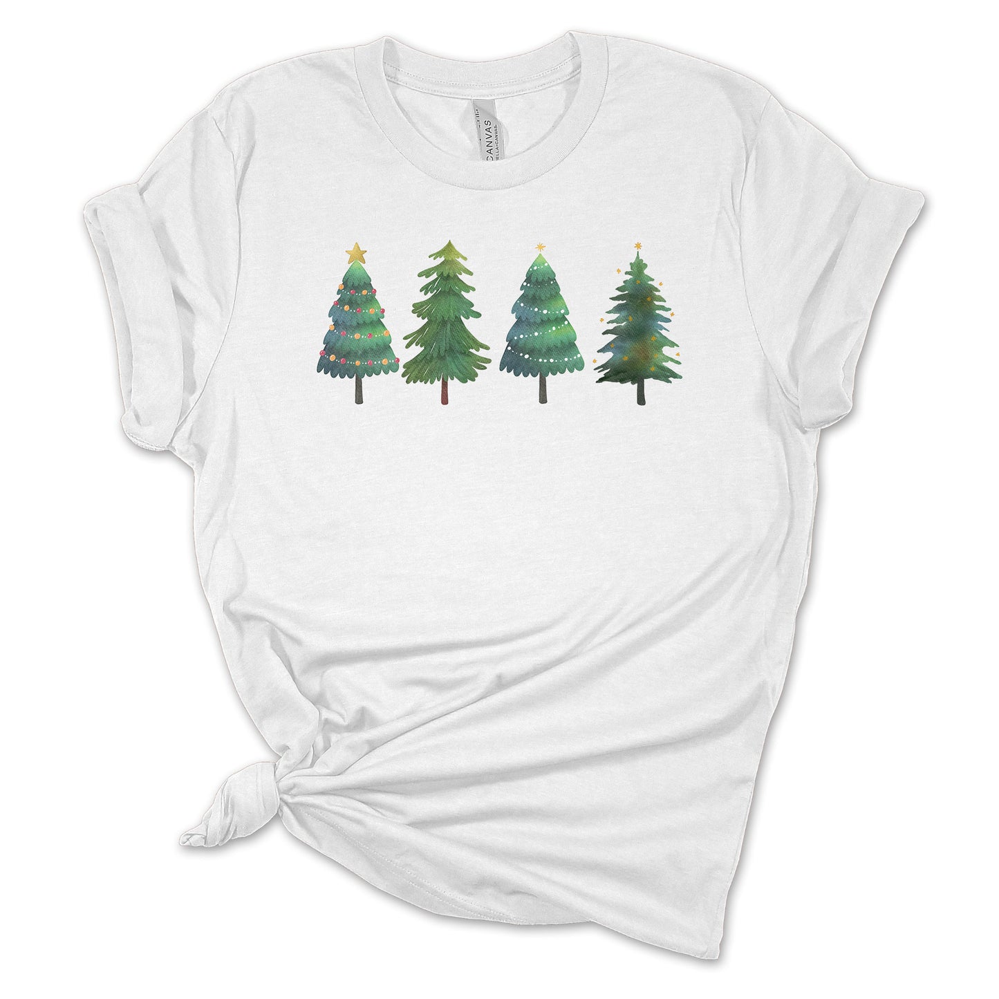 Christmas Trees Shirt, Christmas Shirts for Women, Christmas Tee, Shirts for Christmas, Holiday Tee, Cute Christmas T-Shirt, Holiday Party - Mardonyx T-Shirt White / S