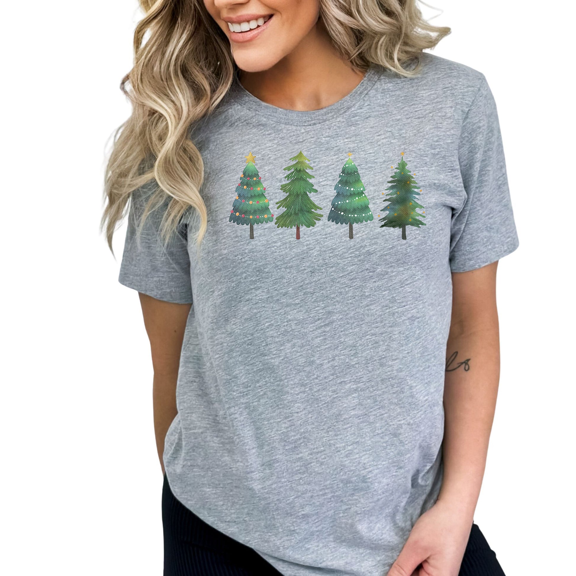 Christmas Trees Shirt, Christmas Shirts for Women, Christmas Tee, Shirts for Christmas, Holiday Tee, Cute Christmas T-Shirt, Holiday Party - Mardonyx T-Shirt