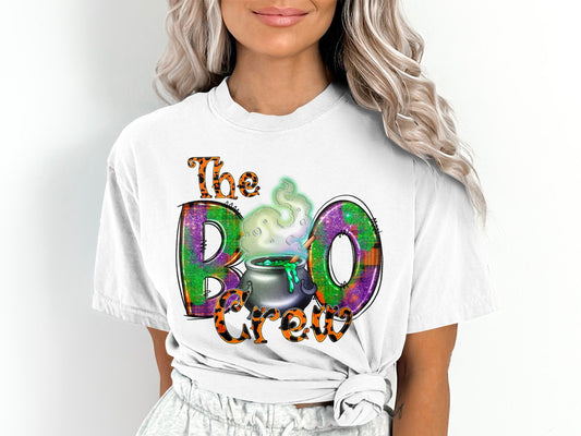 Women's The Boo Crew Halloween T-shirt