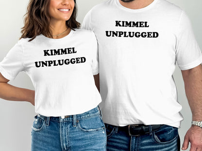 Kimmel Unplugged Graphic White Shirt product type