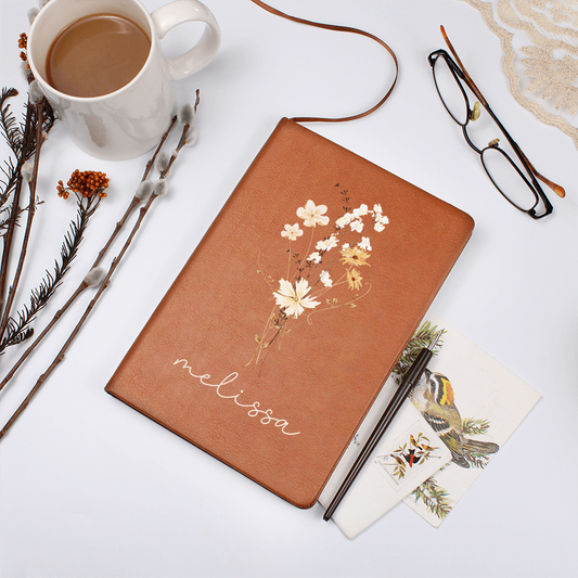 Personalized Leather Journal For Women with Custom Name , Women Journal, Custom Leather Journal