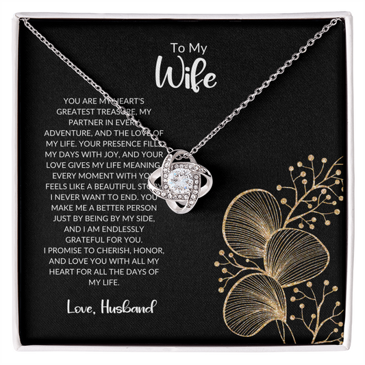 Romantic Gifts for Wife - Birthday Gift Ideas for Her - Soulmate Necklace from Husband - To My Wife Jewelry Gift