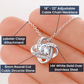 Romantic Gifts for Wife - Birthday Gift Ideas for Her - Soulmate Necklace from Husband - To My Wife Jewelry Gift