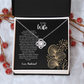 Romantic Gifts for Wife - Birthday Gift Ideas for Her - Soulmate Necklace from Husband - To My Wife Jewelry Gift
