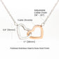 To My Mommy First Mother's Day,  Gift from Baby  Heart Pendant