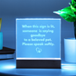 Veterinary Light Up Sigh for Euthanasia, Engraved Acrylic Sign, Compassionate Office Decor
