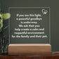 Veterinary Light Up Sign for Euthanasia, Engraved Acrylic Sign, Respectful Veterinarian Office Decor