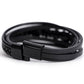 I am Always With You  Matthew 28:20 Men's Cross Bracelet - Vegan Leather Stainless Steel