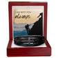 I am Always With You  Matthew 28:20 Men's Cross Bracelet - Vegan Leather Stainless Steel