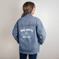Personalized Mrs New Bride Denim Jacket, Gift for Bride, Bachelorette Party