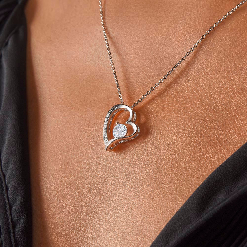 To My Mother From Daughter Heart Pendant Necklace - Mardonyx Jewelry