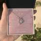 First Mother's Day Gift from Husband, Pendant Necklace Message Card