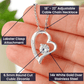 First Mother's Day Gift from Husband, Pendant Necklace Message Card