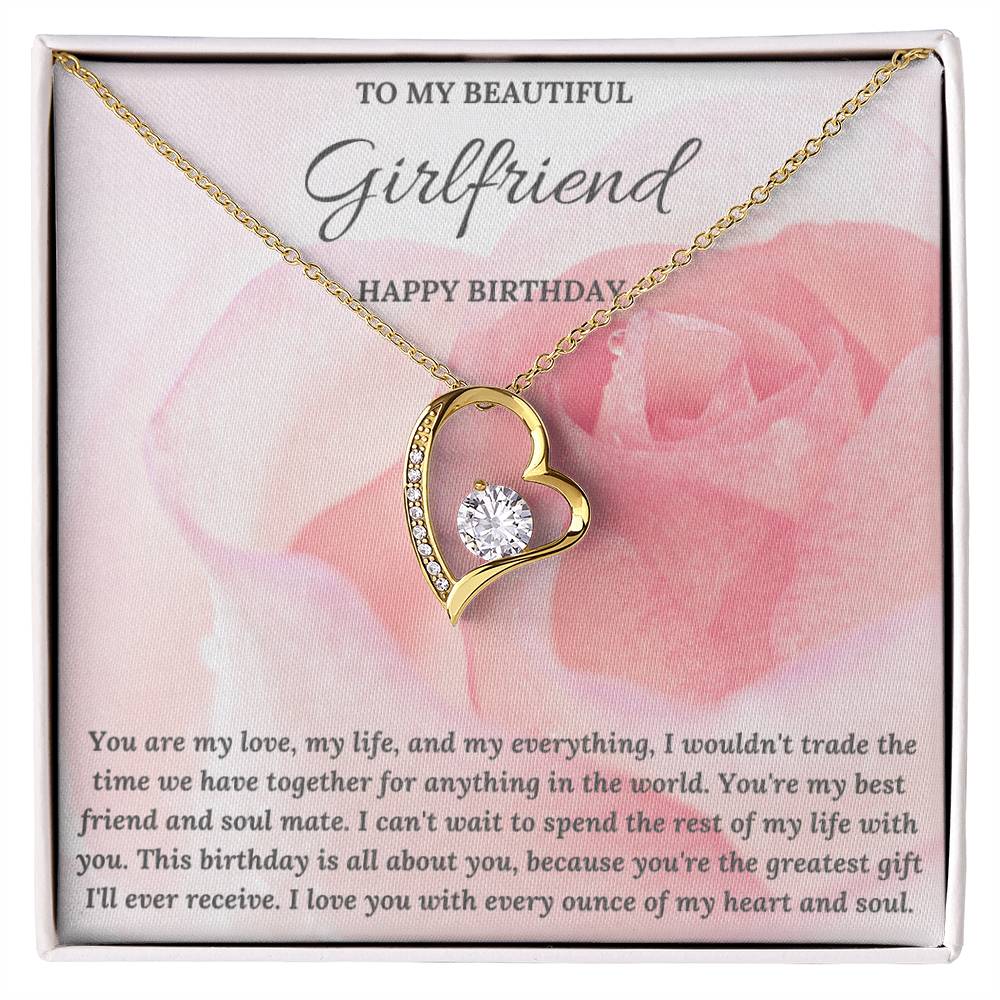 Girlfriend Necklace - Mardonyx Jewelry 18k Yellow Gold Finish / Standard Box