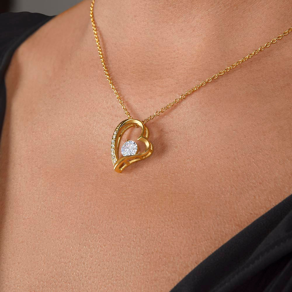 To My Mother From Daughter Heart Pendant Necklace - Mardonyx Jewelry