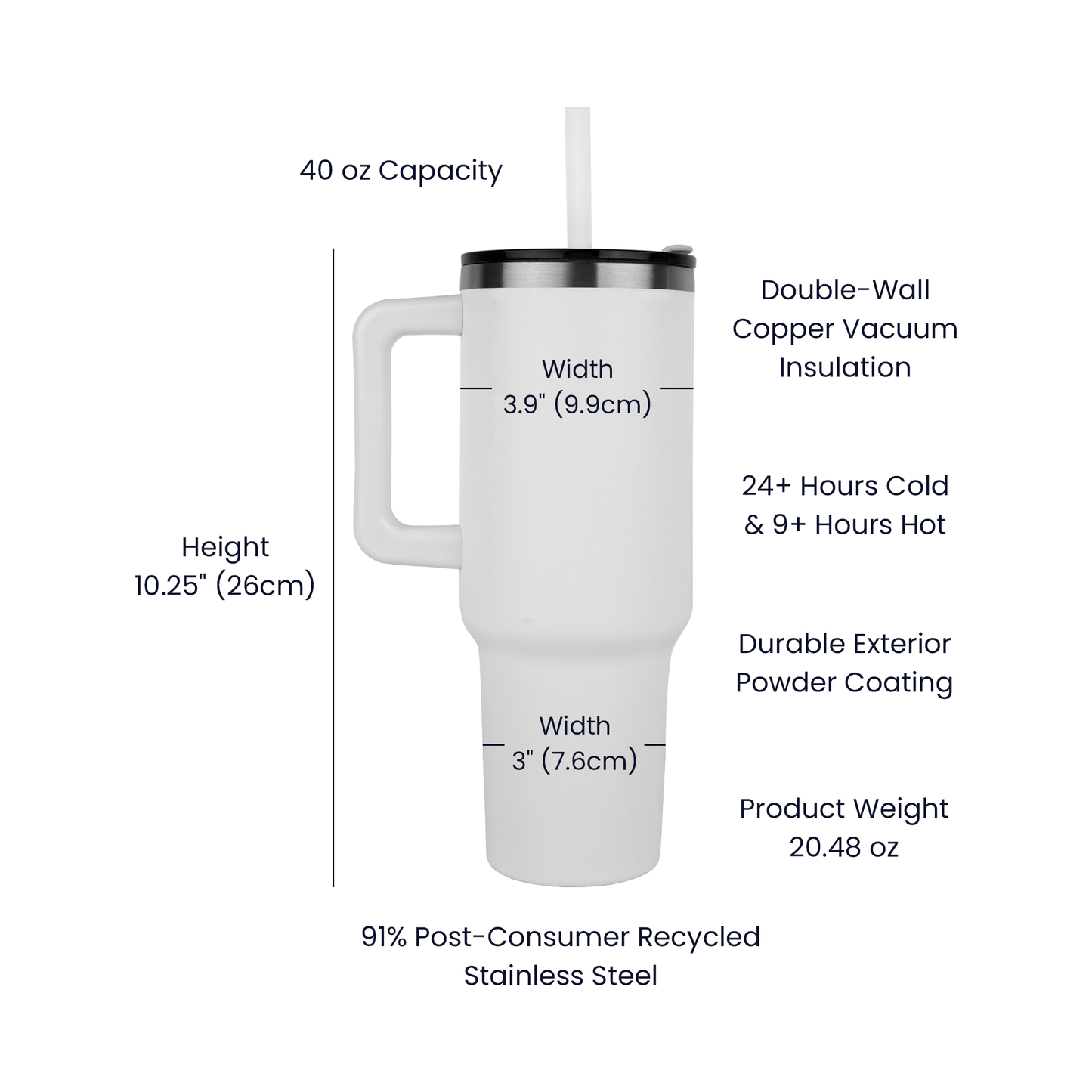 Monogram Insulated Travel Tumbler