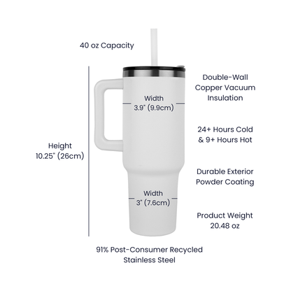 Monogram Insulated Travel Tumbler