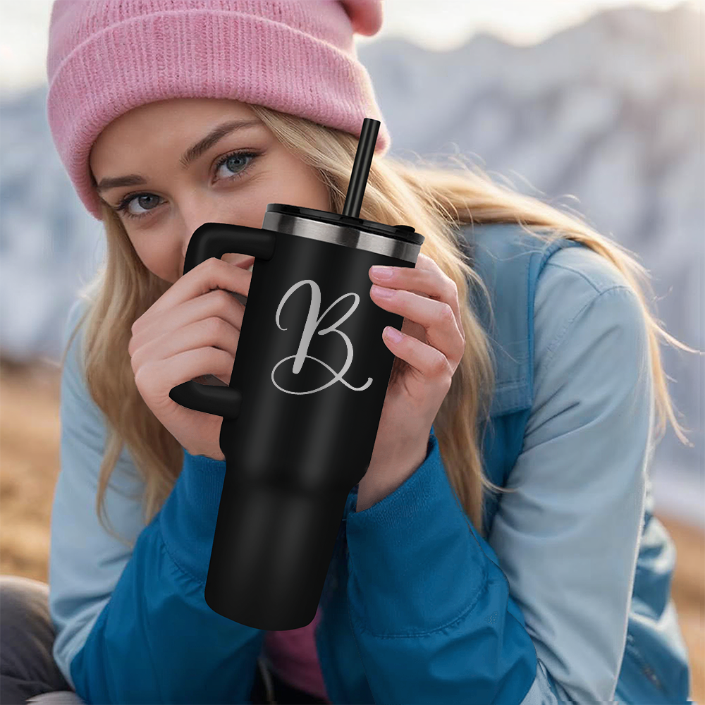 Monogram Insulated Travel Tumbler