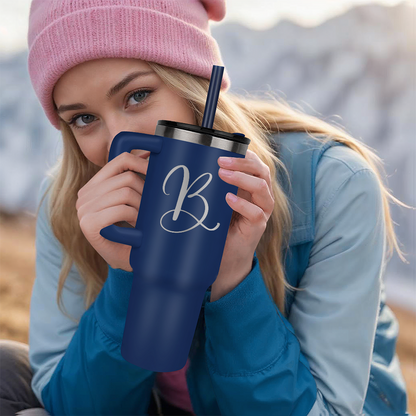 Monogram Insulated Travel Tumbler