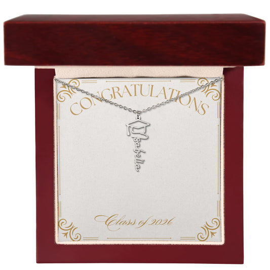 Graduation Gifts For Her 2026 College Graduation Gifts For Women Inspirational Necklace For Granddaughter or Daughter High School Graduate Gifts For Best Friend