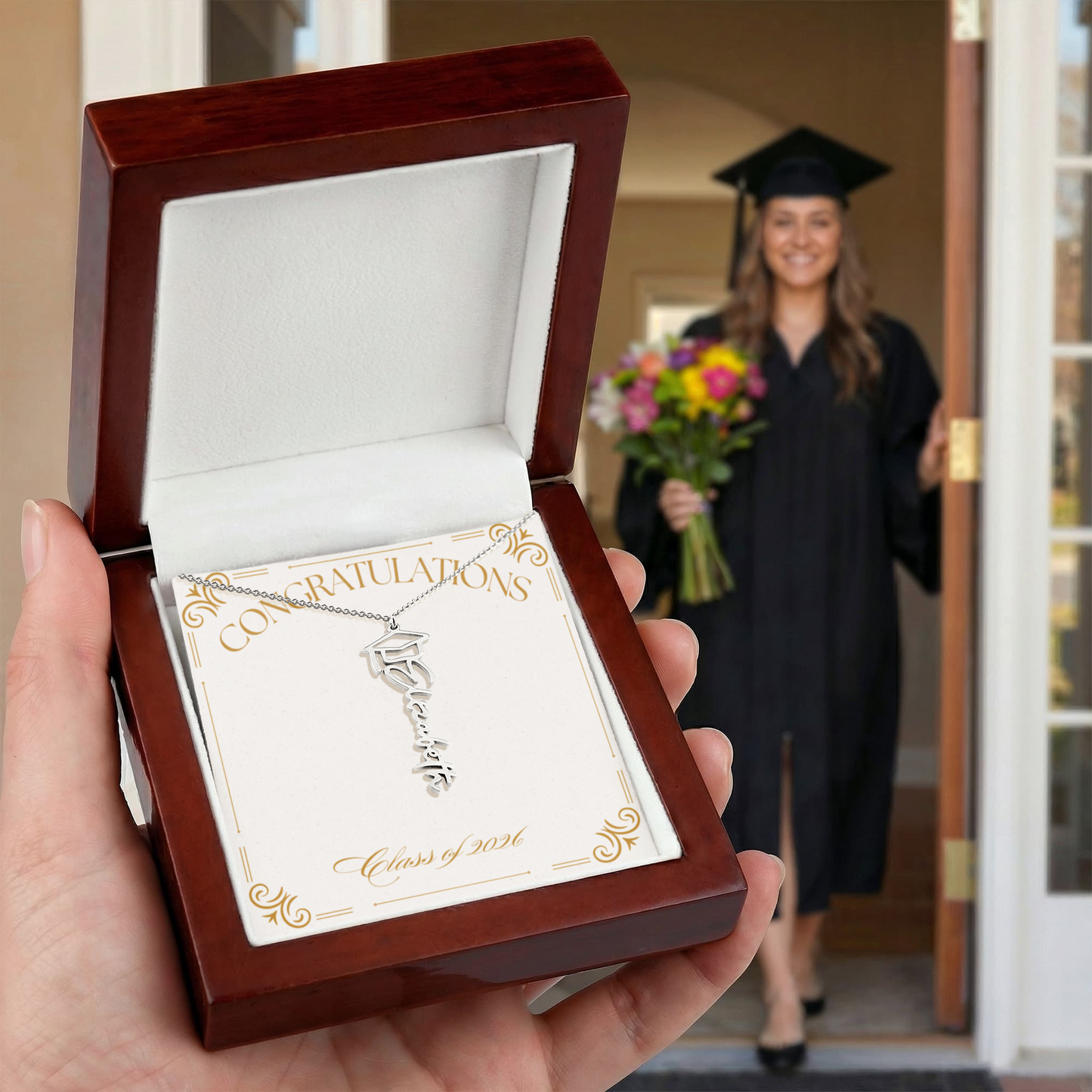 Graduation Gifts For Her 2026 College Graduation Gifts For Women Inspirational Necklace For Granddaughter or Daughter High School Graduate Gifts For Best Friend