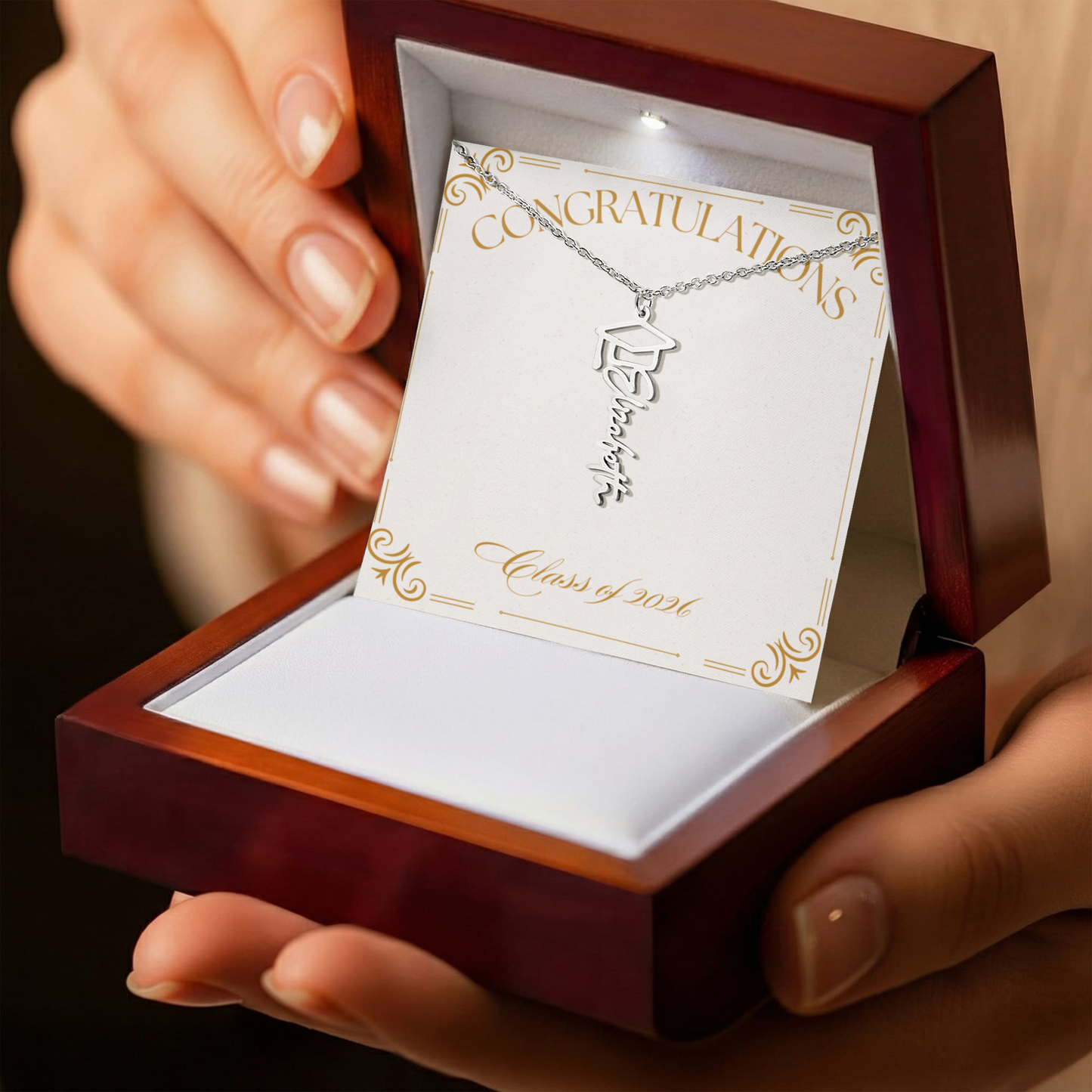 Graduation Gifts For Her 2026 College Graduation Gifts For Women Inspirational Necklace For Granddaughter or Daughter High School Graduate Gifts For Best Friend